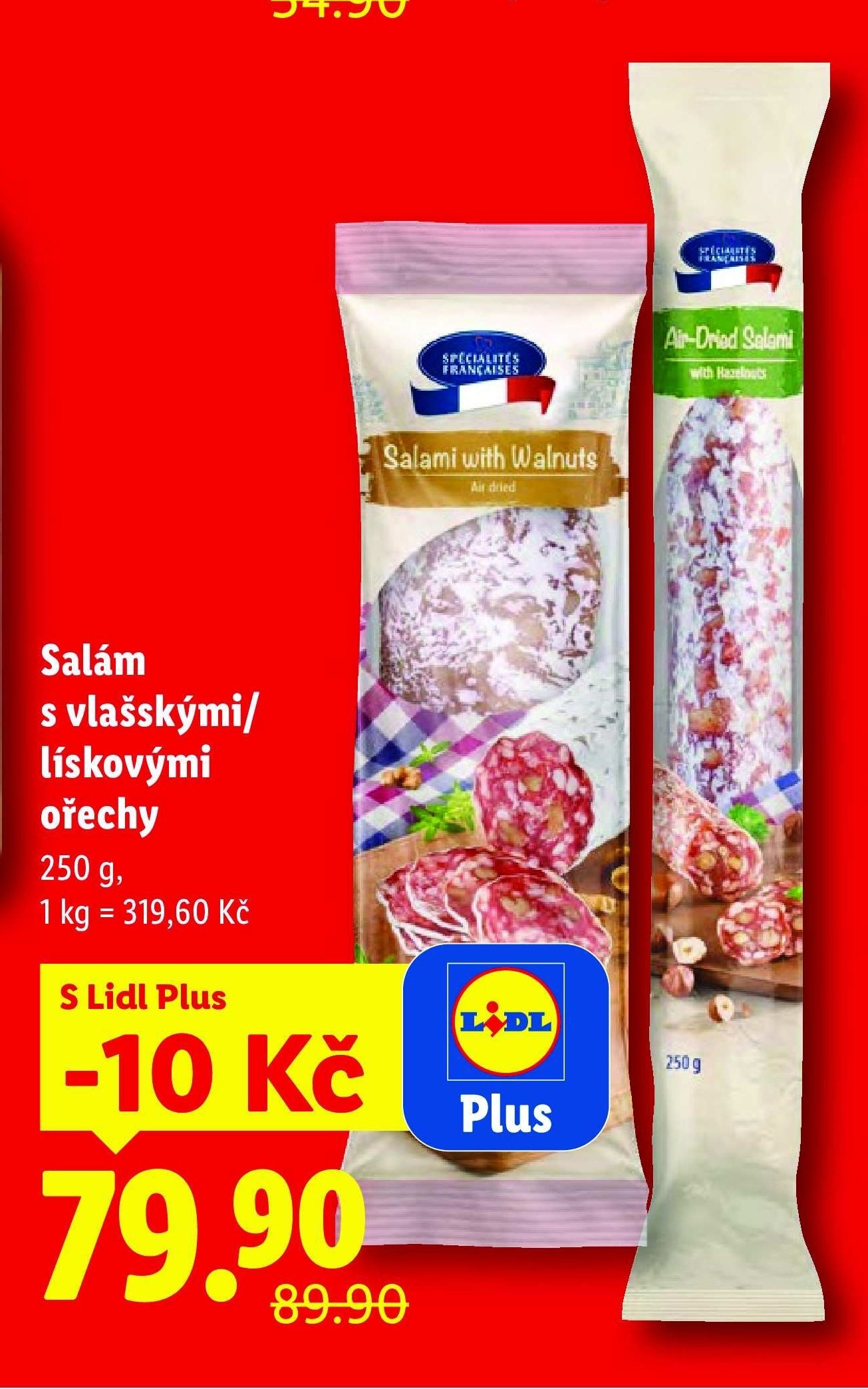 Salám s vlašskými ořechy