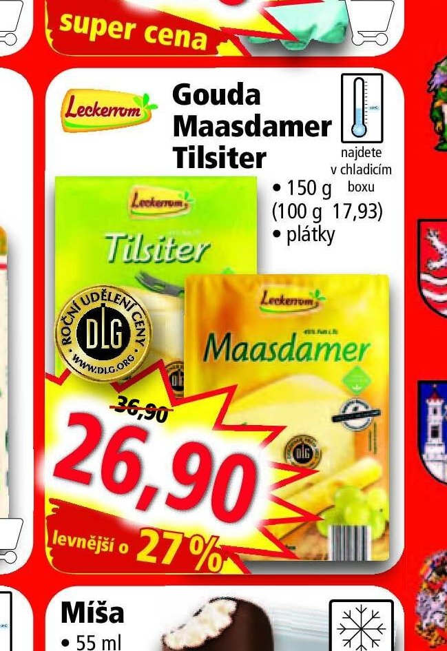 Gouda Maasdamer Tilsiter
