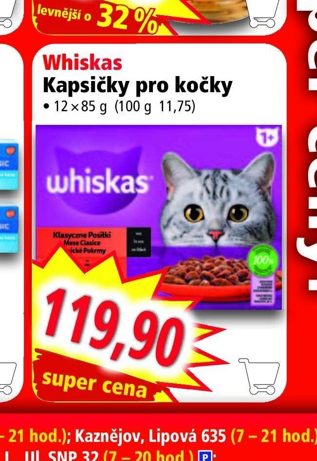 Whiskas Kapsičky pro kočky