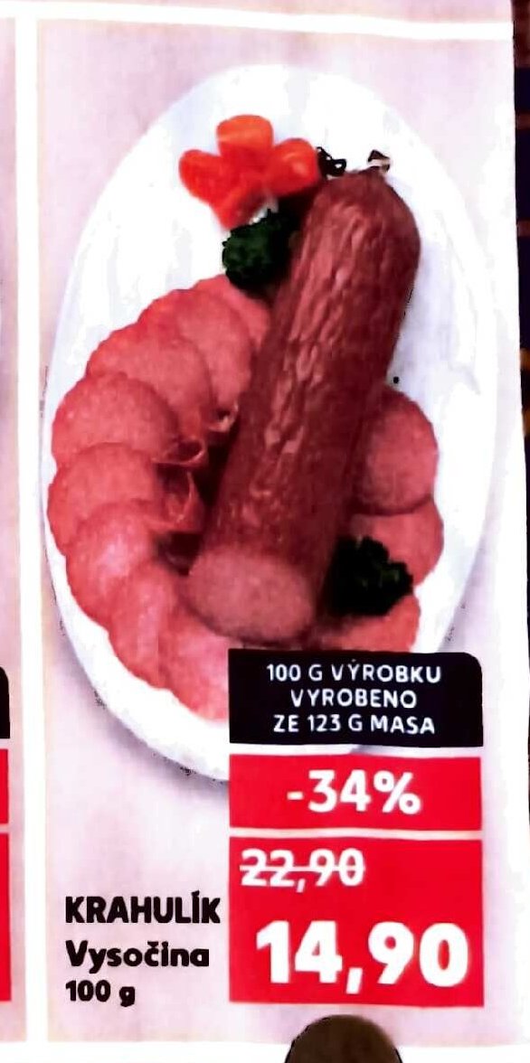 KRAHULÍK Vysočina 100 g