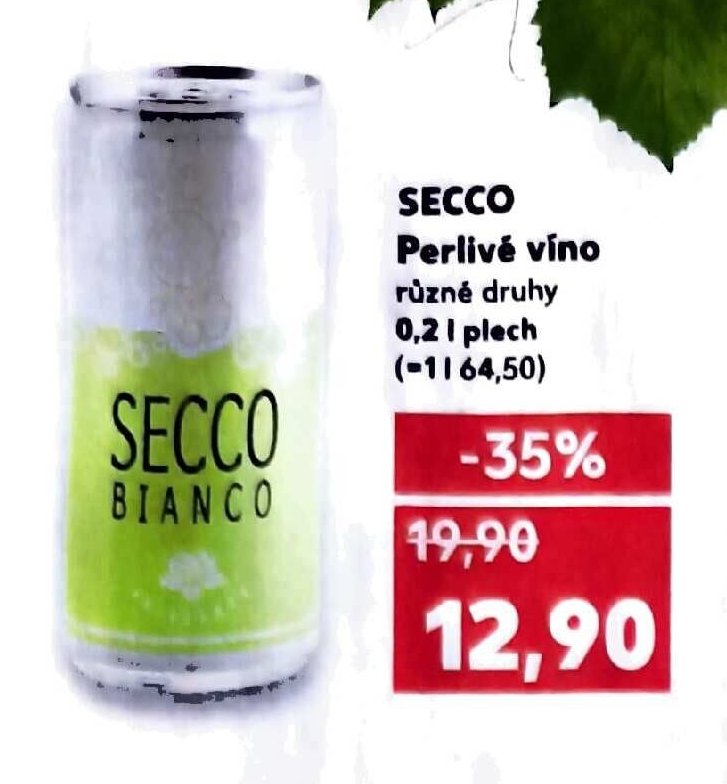 SECCO Perlivé víno
