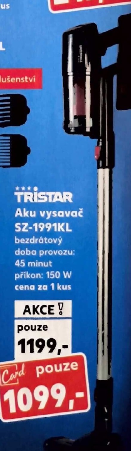 TRISTAR Aku vysavač SZ-1991KL