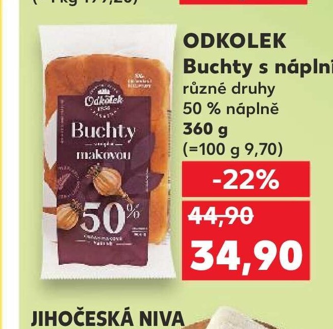 Odkolek Buchty s náplní - Kaufland akcniletaky.com