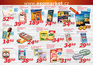 akční leták ESO MARKET 18.2.2026-1.3.2026
