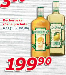Becherovka ochucená