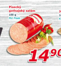 Salám Gothaj Maso uzeniny Písek