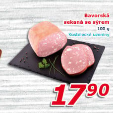 Sekaná bavorská se sýrem Kostelecké uzeniny