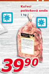 Směs kuřecí polévková mražená