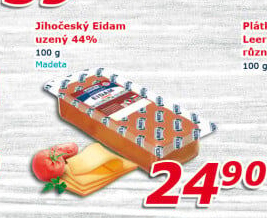 Sýr Eidam uzený 44% Jihočeský Madeta