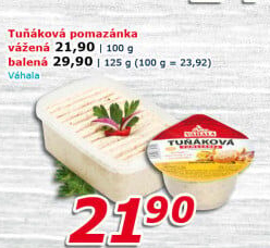 Tuňáková pomazánka Váhala
