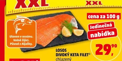 LOSOS DIVOKÝ KETA FILET chlazený