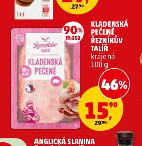 KLADENSKÁ PEČENĚ ŘEZNÍKŮV TALÍŘ 100 g