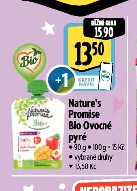 Nature's Promise Bio Ovocné pyré