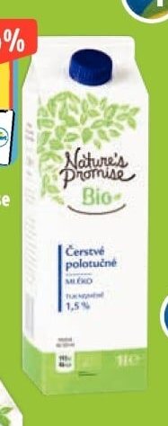 Nature's Promise Bio Čerstvé mléko 1,5%