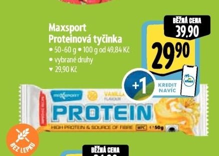 Maxsport Proteinová tyčinka
