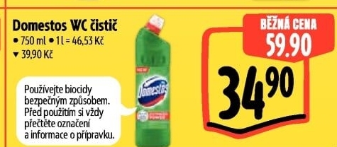 Čistič WC gelový Domestos