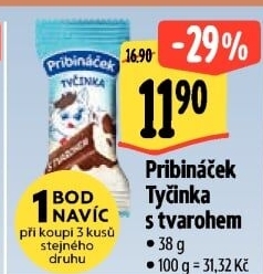 Dezert tyčinka Pribináček