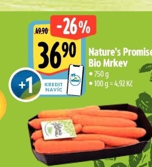 Mrkev bio Nature'