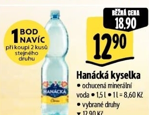 Ochucená voda Hanácká kyselka