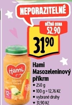 Příkrm masozeleninový Hami