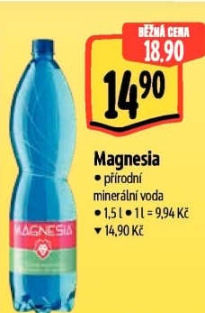 Přírodní voda Magnesia