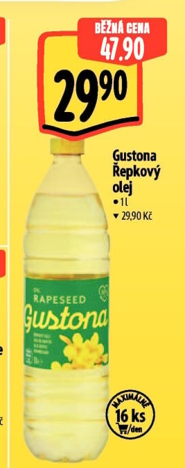 Řepkový olej Gustona