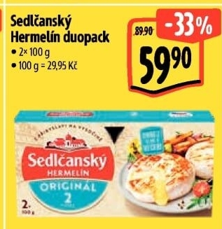 Sýr Hermelín Sedlčanský