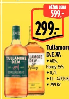 Whiskey irská Tullamore Dew