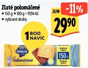 Zlaté polomáčené Opavia