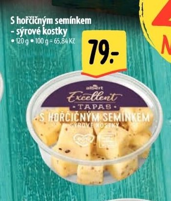 S hořčičným semínkem - sýrové kostky