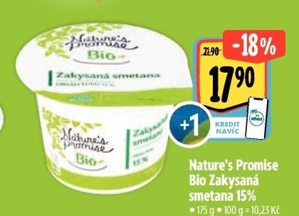 Nature's Promise Bio Zakysaná smetana 15% - Albert akcniletaky.com