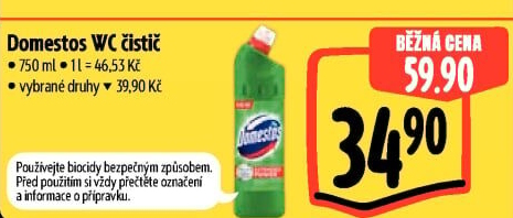Čistič WC gelový Domestos
