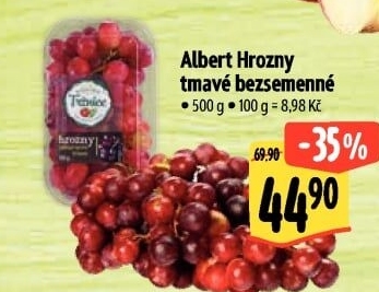 Hrozny tmavé bezsemenné Albert