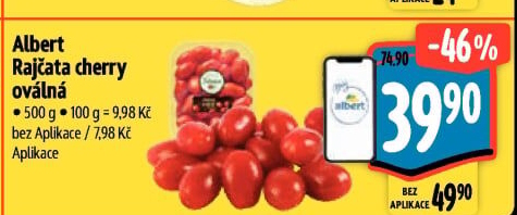 Rajčata cherry Albert