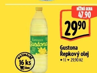 Řepkový olej Gustona