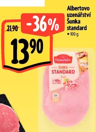 Šunka standard Albertovo uzenářství