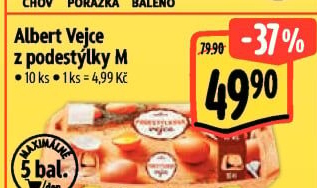 Vejce z podestýlky M Albert