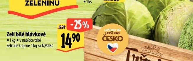Zelí hlávkové bílé