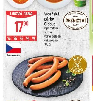 Vídeňské párky Globus