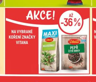 Koření značky Vitana