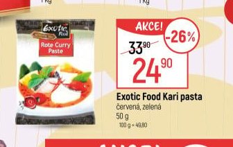 Exotic Food Kari pasta