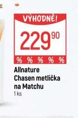 Allnature Chasen metlička na Matchu