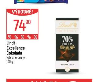 Lindt Excellence Čokoláda