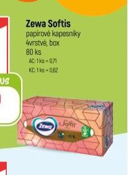 Zewa Softis papírové kapesníky