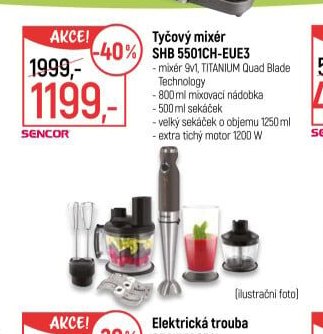 Tyčový mixér SHB 5501CH-EUE3
