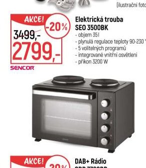Elektrická trouba SEO 5500BK