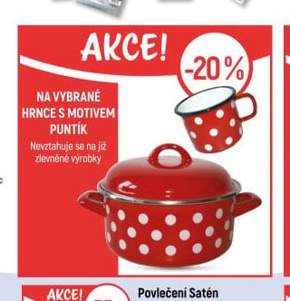 Na vybrané hrnce s motivem puntík