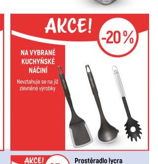 Na vybrané kuchyňské náčiní