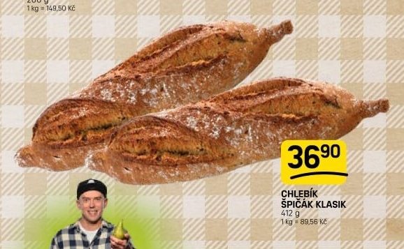 CHLEBÍK ŠPIČÁK KLASIK