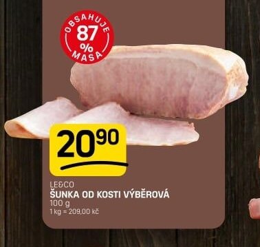 Le&Co šunka od kosti výběrová